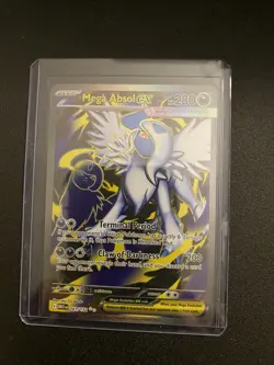 Pokemon Mega Absol ex 161/132 Mega Evolution Ultra Rare Full Art w/ Top Loader - Image 1