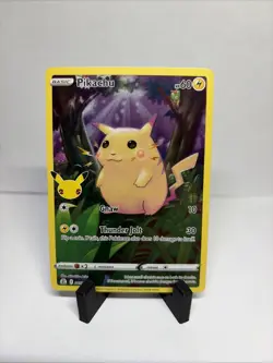 Pokemon Pikachu 005/025 Celebrations Holo English TCG - Image 1