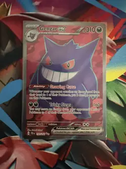 Pokemon TCG Gengar ex 193/162 Temporal Forces Ultra Rare NM - Image 1