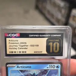 Pokemon Articuno Journey Together Holiday Calendar Holo CGC 10 032/159 2025 - Image 4