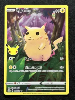 Pikachu 005/025 Celebrations Full Art – NM - Pokemon TCG - Image 1