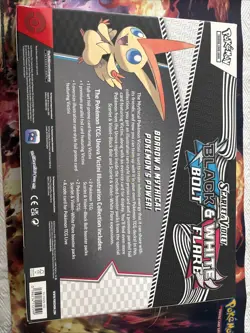 Pokemon Victini Illustration Collection Box Black Bolt White Flare, Sealed TCG - Image 2
