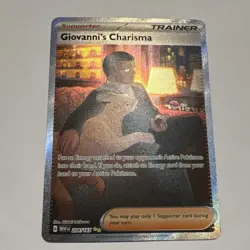 Pokemon Giovanni's Charisma 204/165 Sv: Scarlet & Violet Special Rare Holo - Image 2