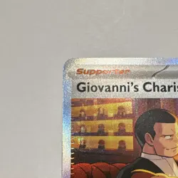 Pokemon Giovanni's Charisma 204/165 Sv: Scarlet & Violet Special Rare Holo - Image 3
