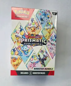 TCG Pokemon Scarlet & Violet Prismatic Evolutions Booster Bundle Sealed - Image 1
