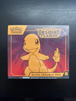 Pokemon: Scarlet & Violet 3: Obsidian Flames Elite Trainer Box - 9 Packs 820650853913 - Image 1