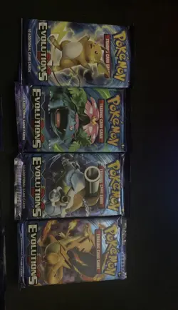 4 Pokemon XY Evolutions BP heavy packs - Image 1