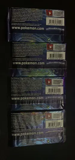 4 Pokemon XY Evolutions BP heavy packs - Image 2
