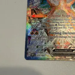 Pokemon TCG Charizard EX Holo Obsidian Flames Sir 223/197 Near Mint - Image 4