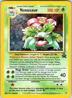 VENUSAUR 13 WIZARDS BLACK STAR PROMOS POKEMON HOLO DMG - Image 1