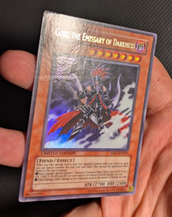 Yugioh Gorz the Emissary of Darkness YR01-EN003 Ultra Rare Miscut/Misprint CRIMP - Image 4