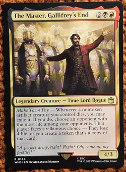 ✨The Master, Gallifrey's End✨ MTG | Universes Beyond: Doctor Who | R 0144 - Image 1