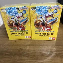Two Boxes ONE PIECE CARD GAMEDISPLAY OP-15 8x DOUBLE PACK SET10 ENGLISH DP-10 US - Image 1