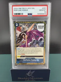 One Piece Perfume Femur OP07-057 Rare 500 Years Future 2024 EN pSA 10 - Image 1