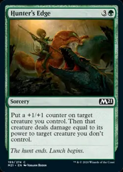 Hunter's Edge - Light Play MTG Magic 2021 Core Set - Image 1