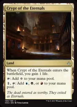 Crypt of the Eternals -Foil Light Play MTG Hour of Devastation - Image 1