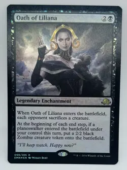 MTG Oath of Liliana Eldritch Moon Foil - Image 1