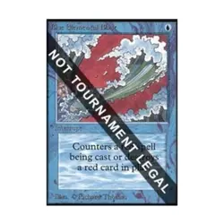 WOTC MtG Collector's Ed Blue Elemental Blast (CE) (C) EX - Image 1