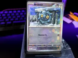 BRONZOR MASTERBALL 066/131 PRISMATIC EVOLUTIONS POKEMON NM - Image 1