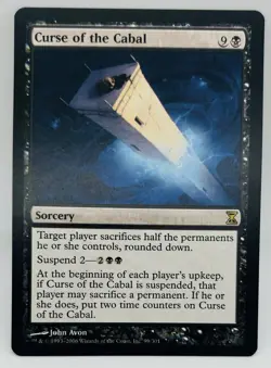 MTG Curse of the Cabal Time Spiral Regular - Image 1