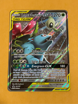 2019 Pokemon Sun Moon Celebi Venusaur GX Black Star Promo BSP #SM167 A LP+ - Image 1