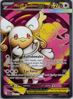 MEGA AUDINO EX 253/217 ULTRA RARE ME: ASCENDED HEROES POKEMON NM - Image 1
