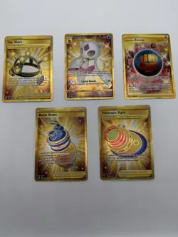 Pokemon Gold Secret Rare Foil Lot - Exp. Share, Froslass, Boost Shake, Energy - Image 1