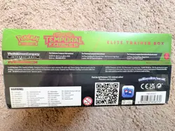 NEW SEALED - POKEMON TCG ETB ELITE TRAINER BOX - SCARLET VIOLET TEMPORAL FORCES - Image 3