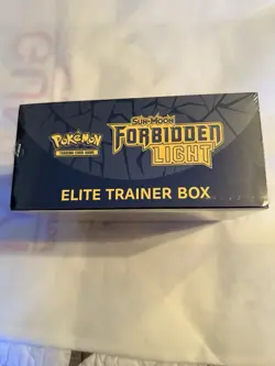 Listing ends on 4/3! Pokemon TCG Sun & Moon Forbidden Light ETB - Factory Sealed - Image 4