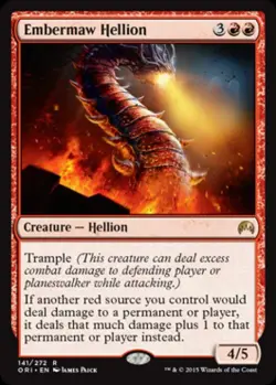 Embermaw Hellion - Light Play MTG Magic Origins - Image 1