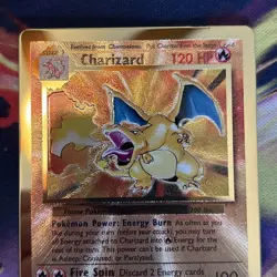 Pokemon Card Charizard 4/102 Gold Metal Celebrations UPC 25th Anniversary - Image 2