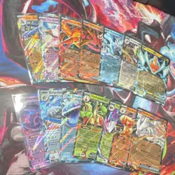 Pokemon TCG EX Holo 14 Card Lot Garchomp Clefairy Moltres Oricorio Kyurem N more - Image 1