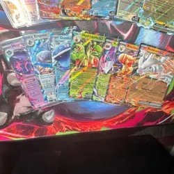 Pokemon TCG EX Holo 14 Card Lot Garchomp Clefairy Moltres Oricorio Kyurem N more - Image 3