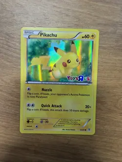 Pikachu Pokemon Card Generations 26/83 Stamped Toys R US Tru Holo LP FAST SHIP - Image 1