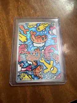 Pokemon TCG Tatsugiri Twilight Masquerade Illustration Rare Card 186/167 - Image 1