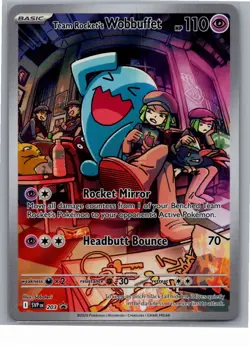 Team Rocket's Wobbuffet Promo SV: Scarlet & Violet Promo Cards 203 NM - Image 1