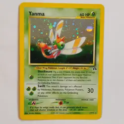 Pokemon Yanma Neo Discovery Holo Rare English 2001 Card #17/75 WotC - Image 1