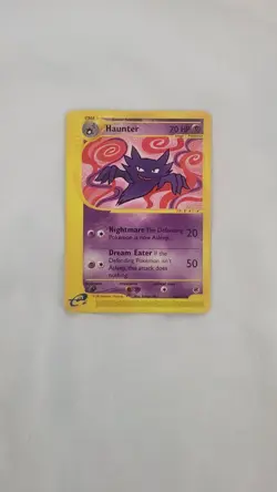 Pokemon TCG 2002 Expedition Base Set. Haunter Card #80/165 Uncommon. Non Holo. - Image 1