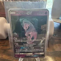 Mewtwo GX 78/73 Shining Legends Shiny Holo Rare GX Basic Pokemon Card - Image 1