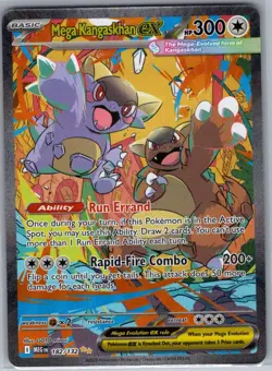 Mega Kangaskhan ex 182/132 SIR ME01: Mega Evolution - Pokemon Card - NM - Image 1