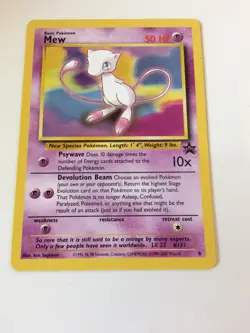 MEW BLACK STAR PROMO #8 POKEMON CARD HP 50 RARE MINT NOT PLAYED - Image 1