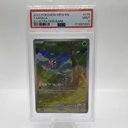 2023 Pokemon Mew en Tangela Illustration Rare Card 178/165 PSA Mint 9 - Image 1