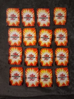 Bakugan TCG Mixed Lot 32 Cards 16 magnetic 16 paper cards - Image 4