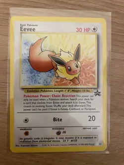 Pokemon TCG Non Holo Eevee Jr Stamp Rally Promo Card - Image 1