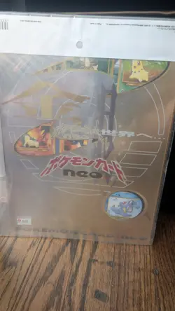 Pokemon Neo Genesis Premium File 1 Promo Folder 9 Card Set Japanese Cards Sealed - Image 1