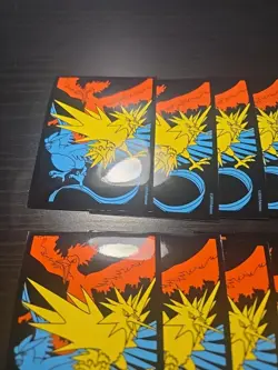 19X Pokemon TCG Hidden Fates 2019 Card Sleeves New Articuno Zapdos Moltres - Image 2