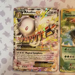 Pokemon TCG 5 Card Lot Holo EX MAudino Venusaur MSlowbro Victini English - Image 2