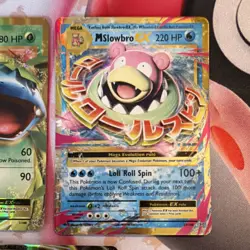 Pokemon TCG 5 Card Lot Holo EX MAudino Venusaur MSlowbro Victini English - Image 4