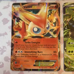 Pokemon TCG 5 Card Lot Holo EX MAudino Venusaur MSlowbro Victini English - Image 5