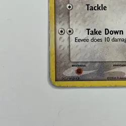 Pokemon Eevee 13/17 Non-Holo Card Pop Series 3 MP - Image 5